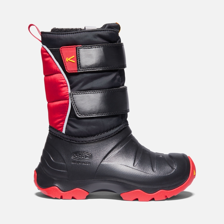 Keen Lumi II Waterproof Boots - Kids' Black Red Boots